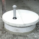 Zvýšenie studne Ø 80 cm o 25 cm s pokl. a PP hlavicou – šedá